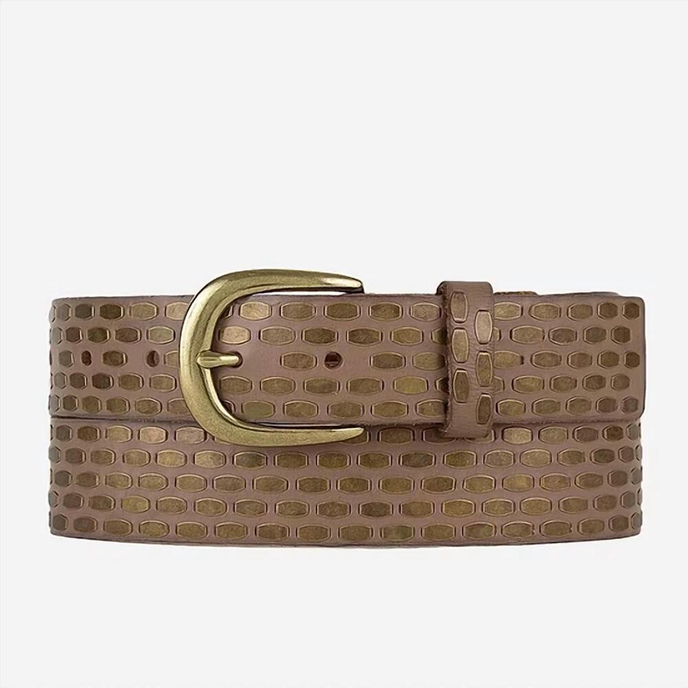 NEW AMSTERDAM HERITAGE women's maeva belt in taupe